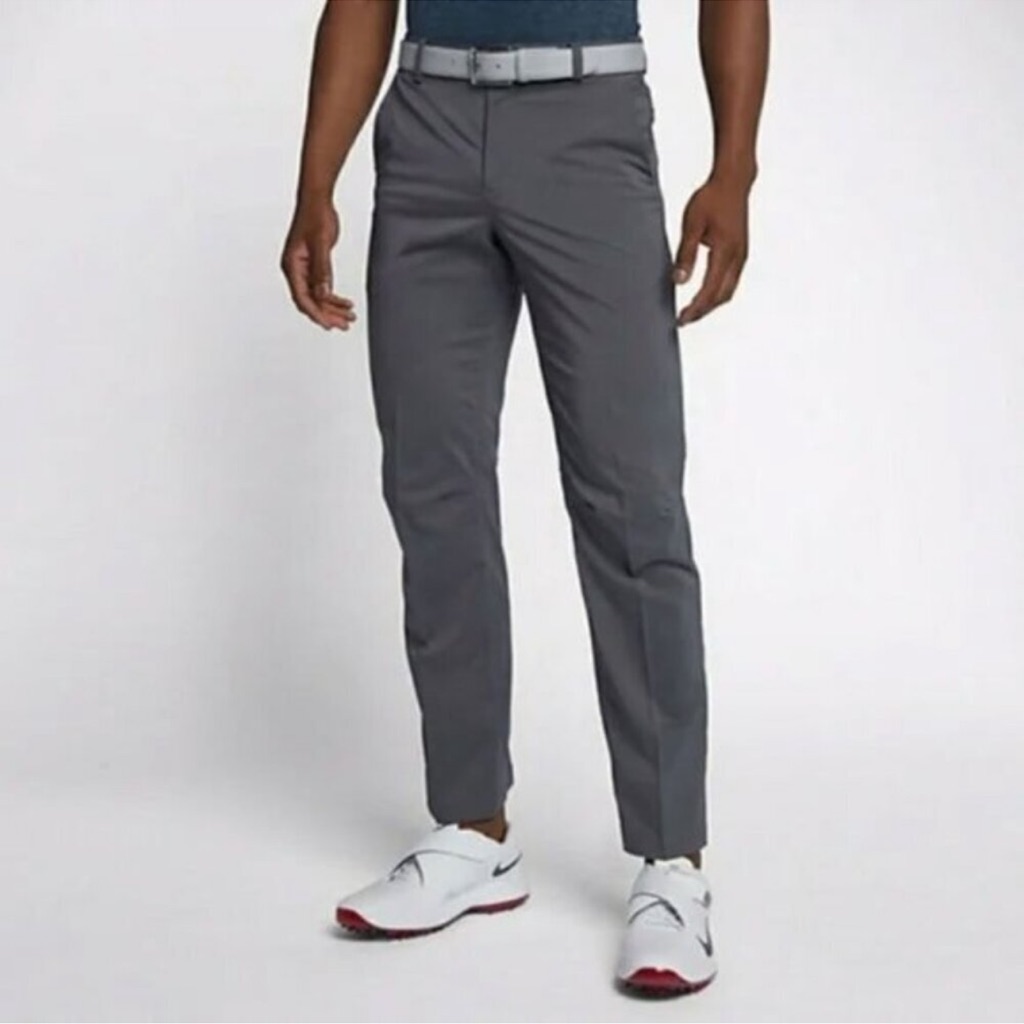 Nike Tiger Woods Collection Golf Pants Men’s 34x30 Gray Dri-Fit Stretch